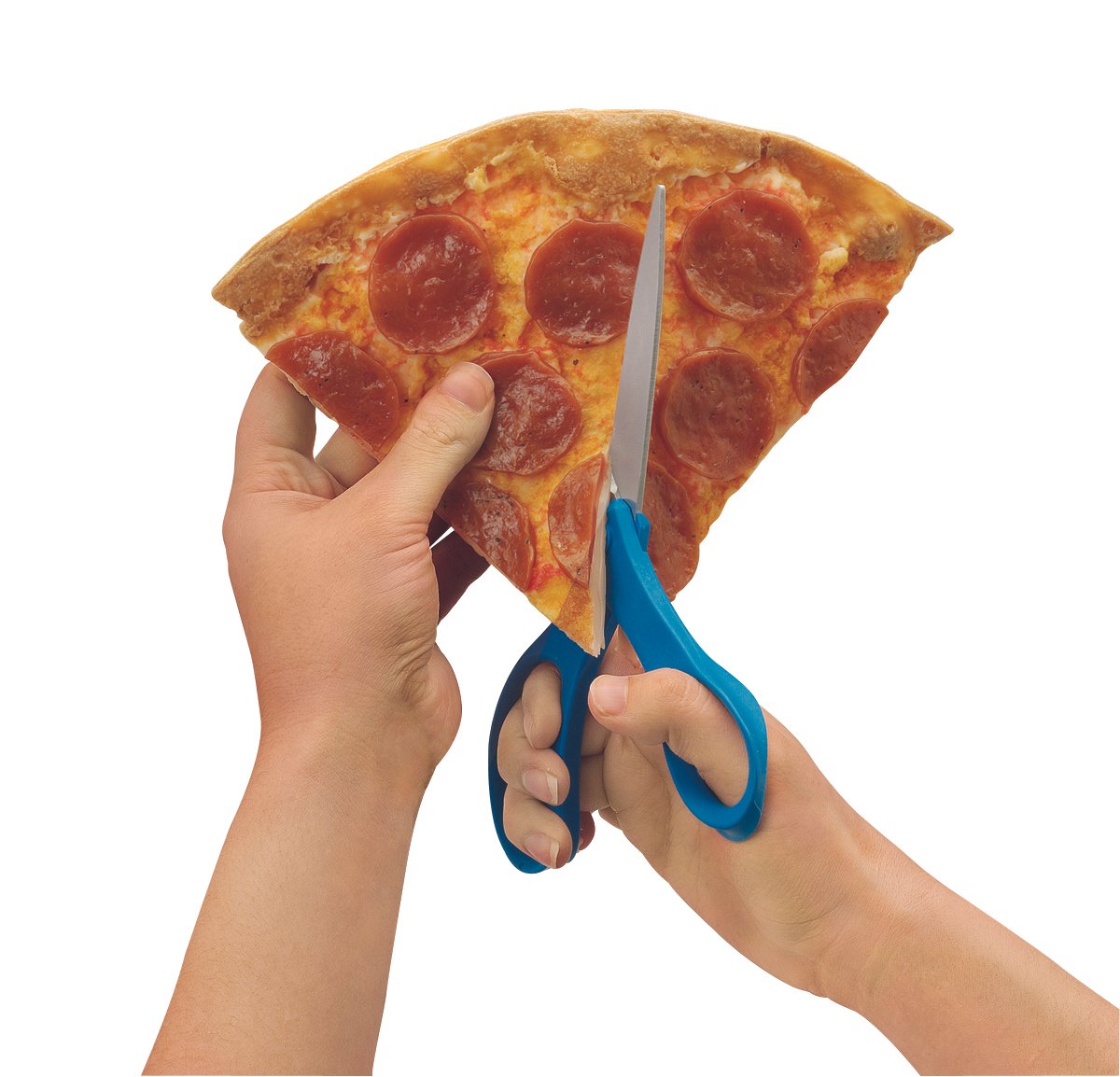 Réplica de pizza cortando por la mitad Nasco Réplica de pizza cortando por la mitad Nasco