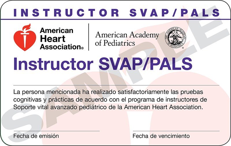 15 2336 PALS Instructor Course Card 3-Card SPA 15 Piezas